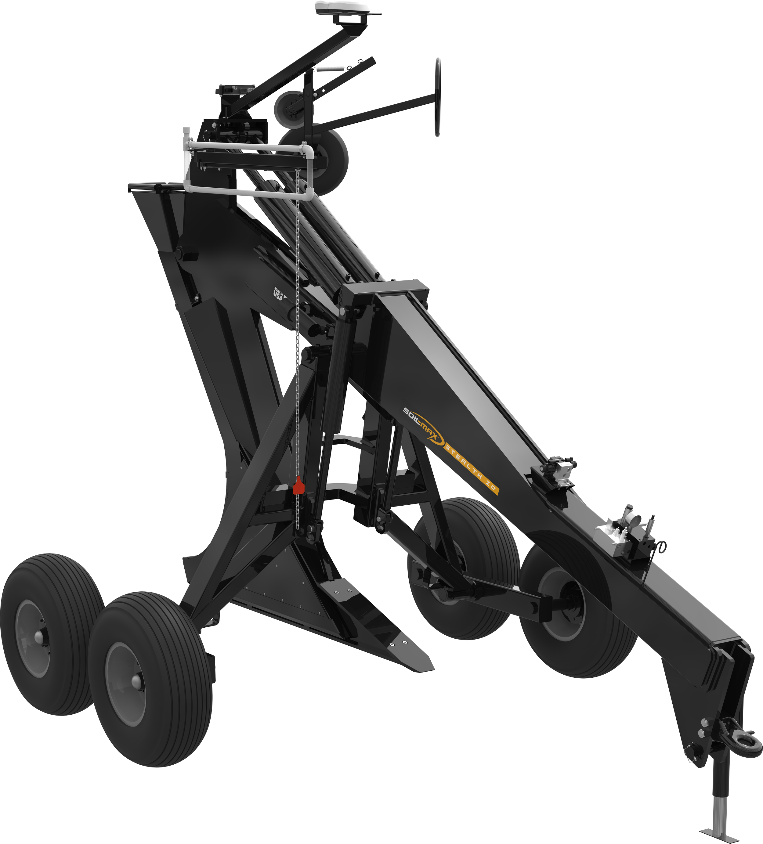 Soil-Max Stealth ZD Pull-Type tile plough