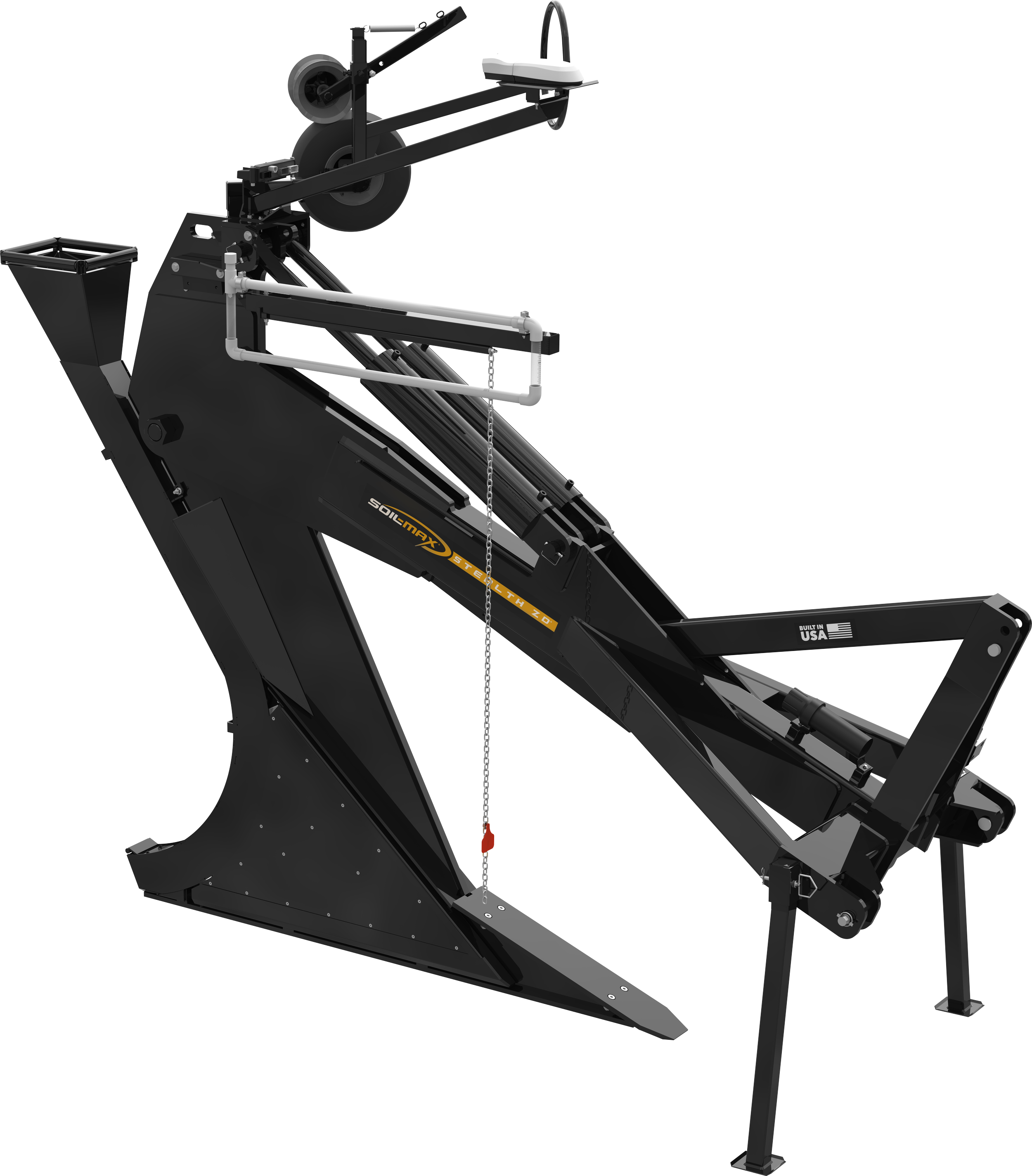 Soil-Max Stealth ZD1600 3-point tile plough